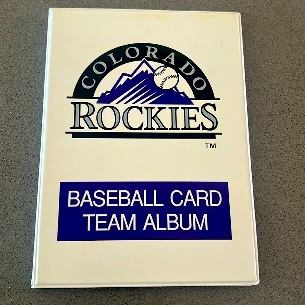 1993 Upper Deck Colorado Rockies Team Album + Upper Deck 1992 Dave Nied #27